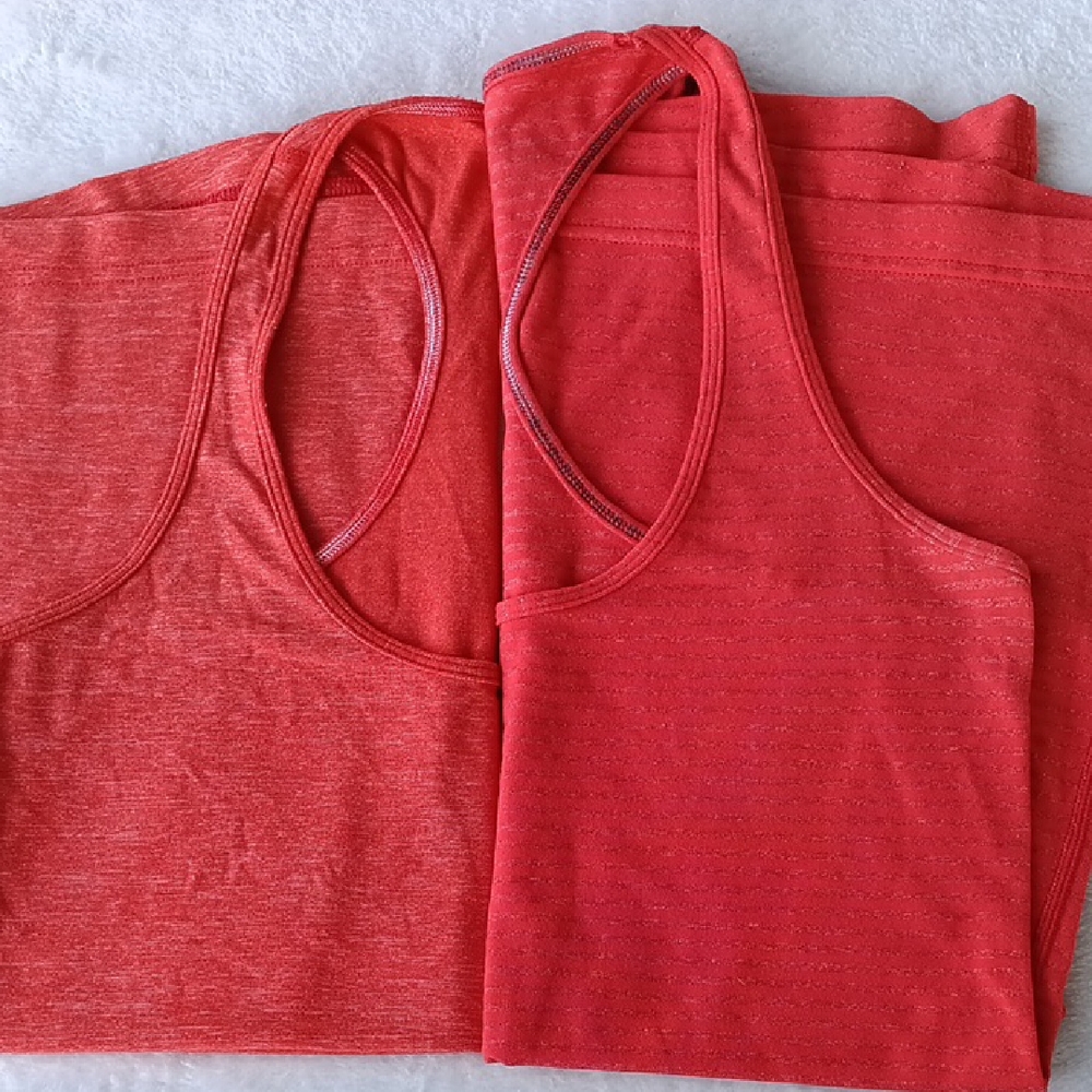 lululemon athletica Red Tank Tops